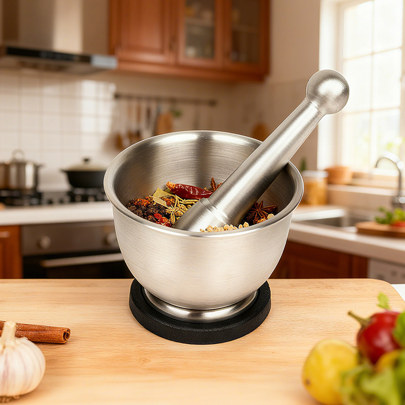 Stainless Steel Medicine Grinding Bowl, Durable Medicine Cup, Special Medicine Grinder for Traditional Chinese Medicine, Food Powder Grinder, Wholesale Supplies from Manufacturer