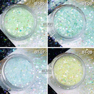 冰透闪粉亮片diy滴胶闪光粉 彩妆美甲树脂滴胶工艺品用金葱粉10克