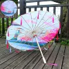 No. 26 solid wood tassel umbrella (reinforced white umbrella line)