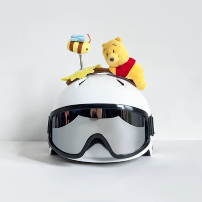 Riders, Motorcycle Decorations, Detachable, Dəbilqə (Kaska) aksesuarları - bee-winnie-the-pooh