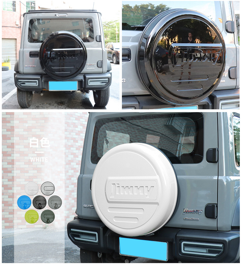 Applicable to suzuki jimny18 + Jimny (JB64,JB74) spare tire cover ABS wheelcover