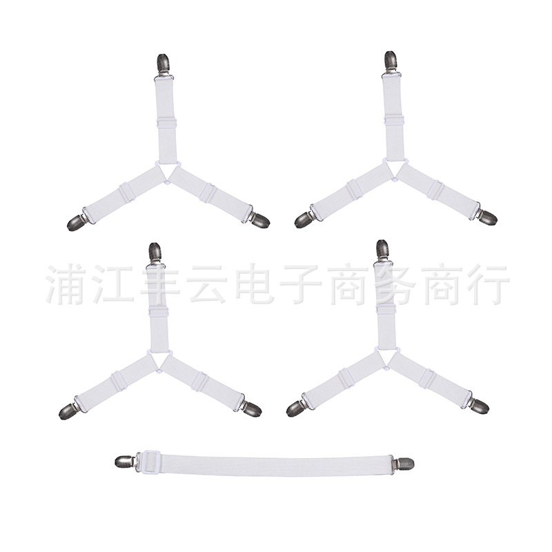 Hoja de cama ajustable titular mantel cortina sofá cubierta hoja de cama hebilla tienda de metal clip de fijación hoja de cama clip