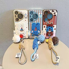 Insかわいい刺繍子犬は華為P70P携帯電話ケースリンゴ16ProMax携帯ケースiphone15Pを適用している