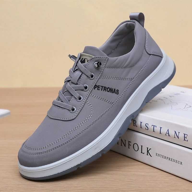 Старая пекинская тканевая обувь, мужская обувь, весенне-осенняя дышащая мягкая подошва, нескользящая обувь для пап, удобная повседневная мужская обувь среднего и пожилого возраста