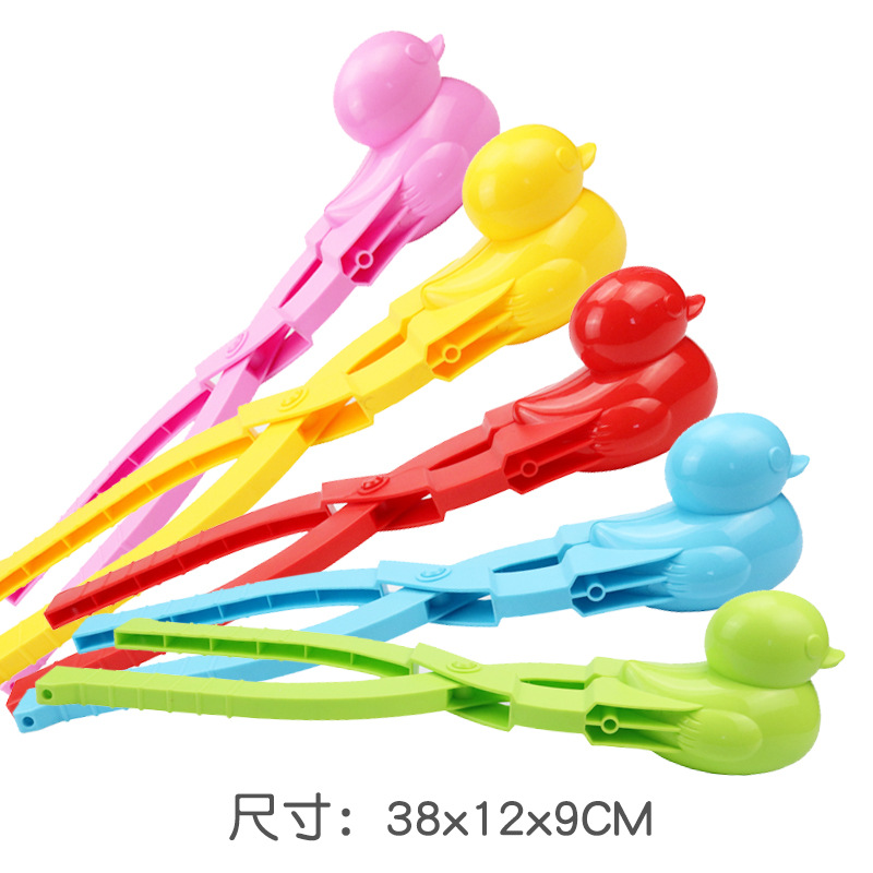 Bola de nieve al aire libre para niños lucha juguete artefacto extra grande bola de nieve clip de plástico dinosaurio amor clip nieve molde conjunto de herramientas