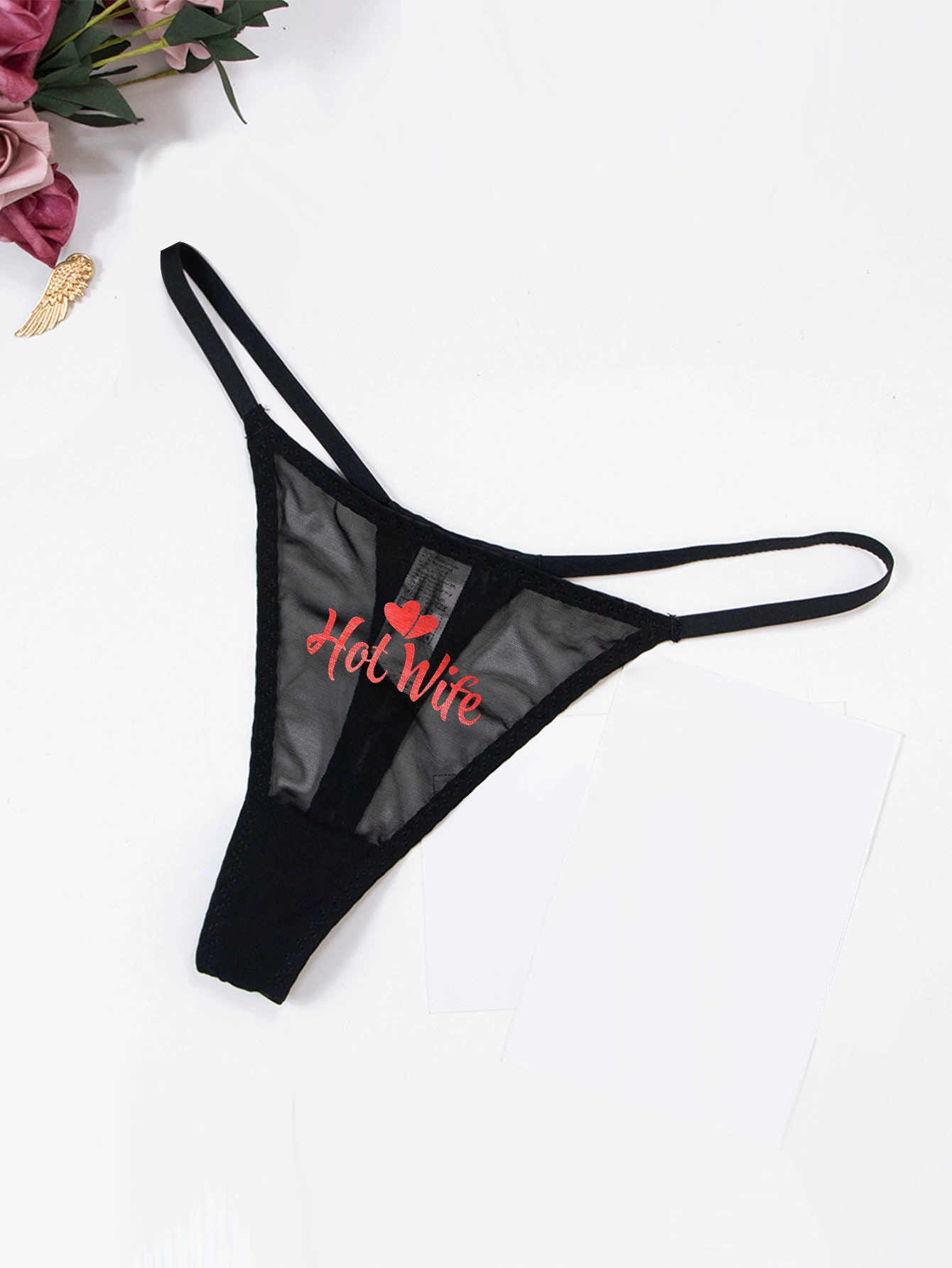 Полупрозрачные сетчатые стринги (VARSBABY) N112XD, ультратонкая низкая талия T-string, нескольких цветов, S–XXL