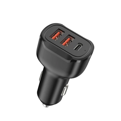 New car charger one drag Mobil şarj cihazları - pd24a-bare-metal