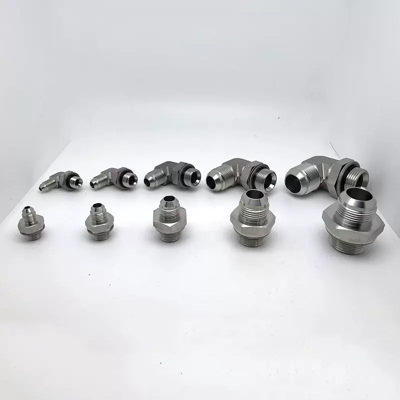厂家供应316L 不锈钢美制液压接头74度外锥不锈钢液压接头批发
