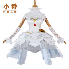 北水商業貿易小喬cos服王者栄光小喬純白花嫁コスプレ二次元ゲームコスチューム
