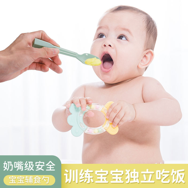 Cuchara desechable cuchara de helado para niños cuchara de plástico material de protección del medio ambiente cuchara de fruta cuchara de suplemento de alimentos para bebés