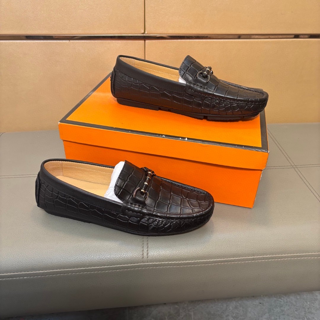 Herren Loafer Aus Echtleder Edle Freizeitschuhe Aus Rindsleder_voghion.com