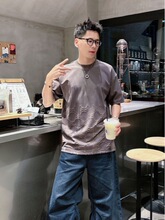 lamlicka��ɫ������ĸԲ�����T�����ļ��¿�oversize��������Ů