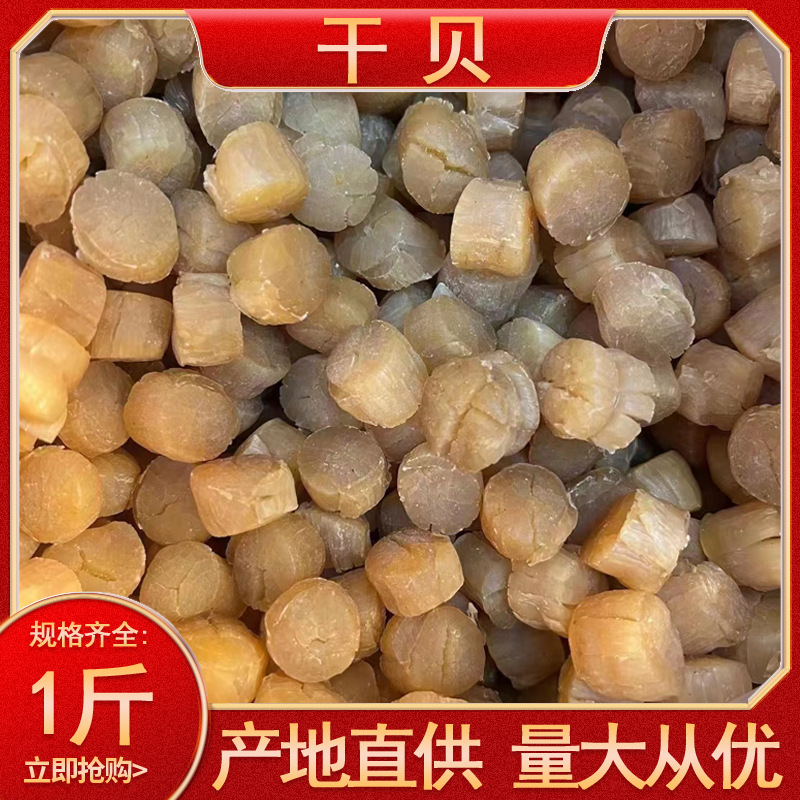 整件批发大连淡干扇贝干贝整件 瑶柱干货散装大量批发