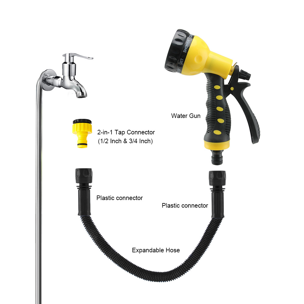 Fleksibel haveslange til vanding og bilvask_voghion.com