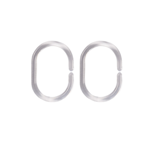New creative curtain hook C-shaped curtain hook transparent plastic bathroom DIY large ring hook ring wholesale