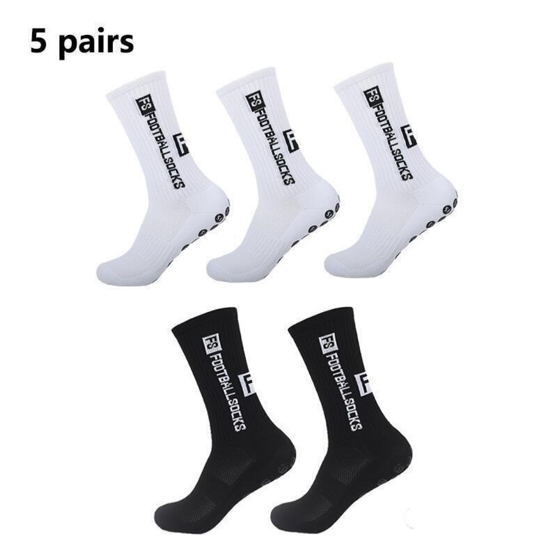 跨境新款点胶足球袜 FS款防滑加厚毛巾底袜子football socks批发|undefined
