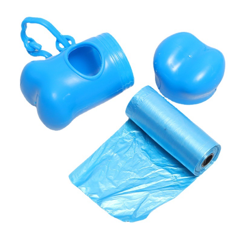 Mascota de basura de plástico hueso caja de basura bolsa de basura de distribución distribuidor mascota perro basura puede