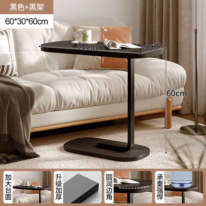 Mesa de noche, apartamento pequeño, mesa pequeña para el hogar, estante para el piso junto al sofá, mesa de centro pequeña, escritorio simple para computadora, escritorio estrecho