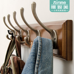 Ft Hangers Wall Hanging Wall Bedroom Coat Rack Winter Clothes Hook Entrance Door Entry Clothes Pole Storage