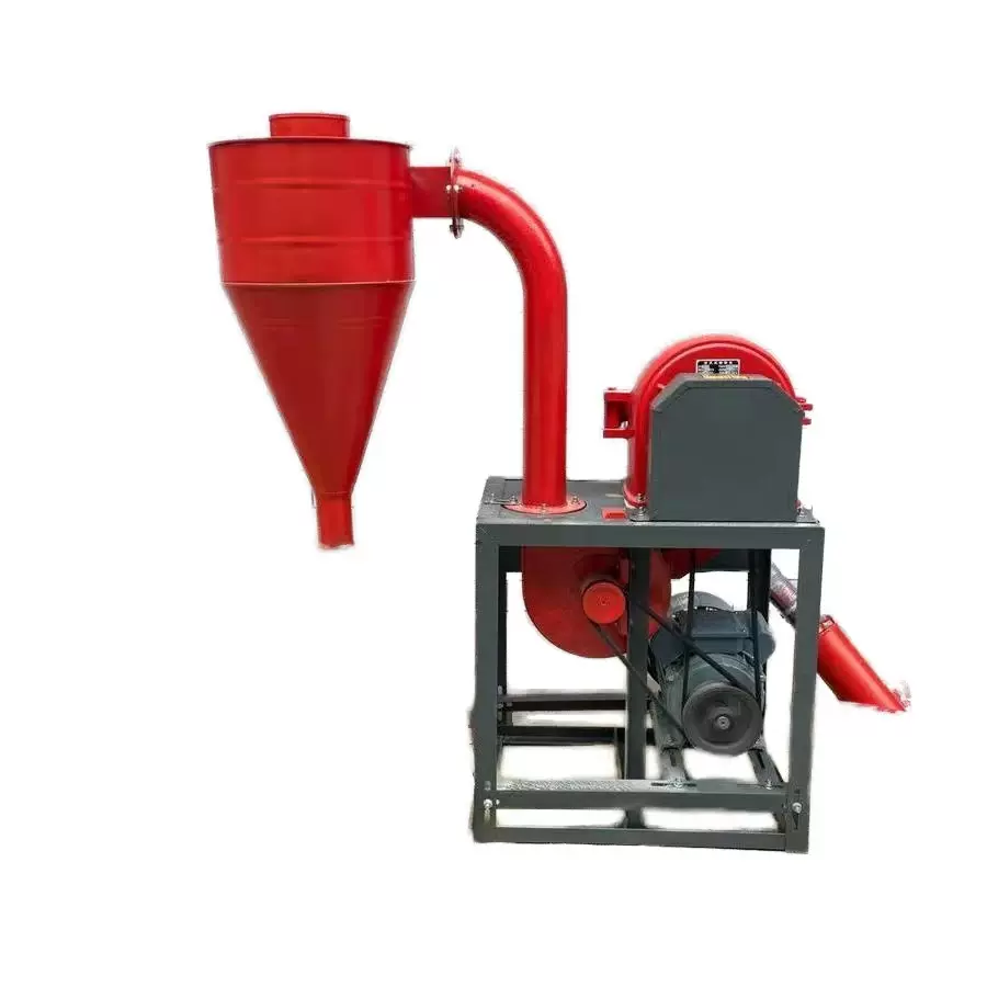 专用自吸式玉米粉碎机家用齿爪粉碎机全自动上料饲料粉碎机同款