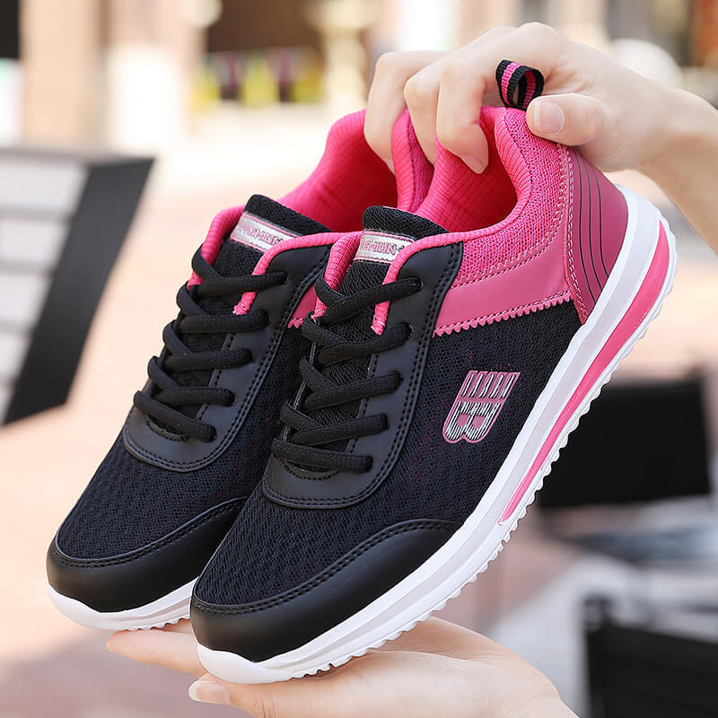 Zapatos de mujer de marca, zapatos deportivos, otoño e invierno, nuevos zapatos casuales planos ligeros de todo fósforo, zapatos de viaje de cuero impermeables para mujer