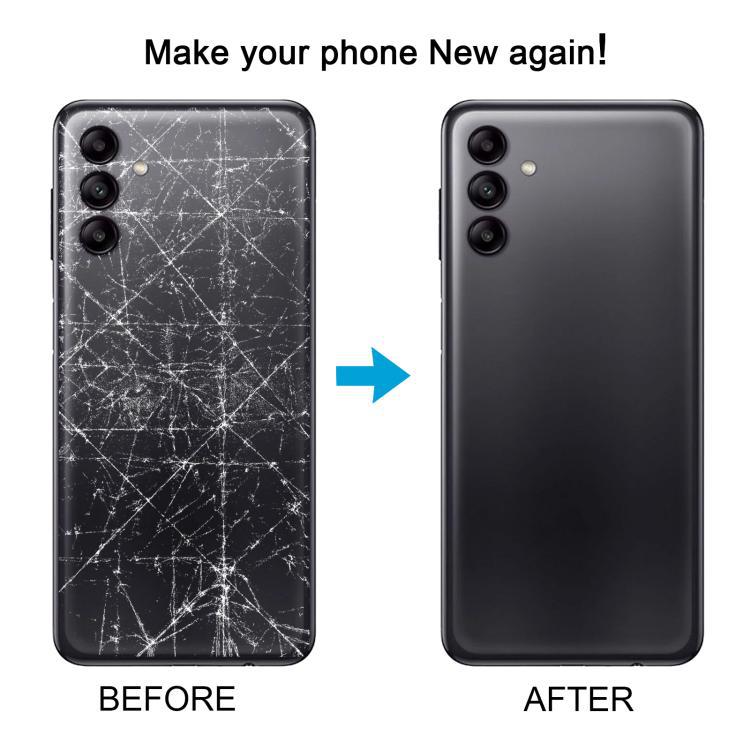 Aplicable a Samsung para Galaxy A04s SM-A047F cubierta trasera de la batería con anillo de fase