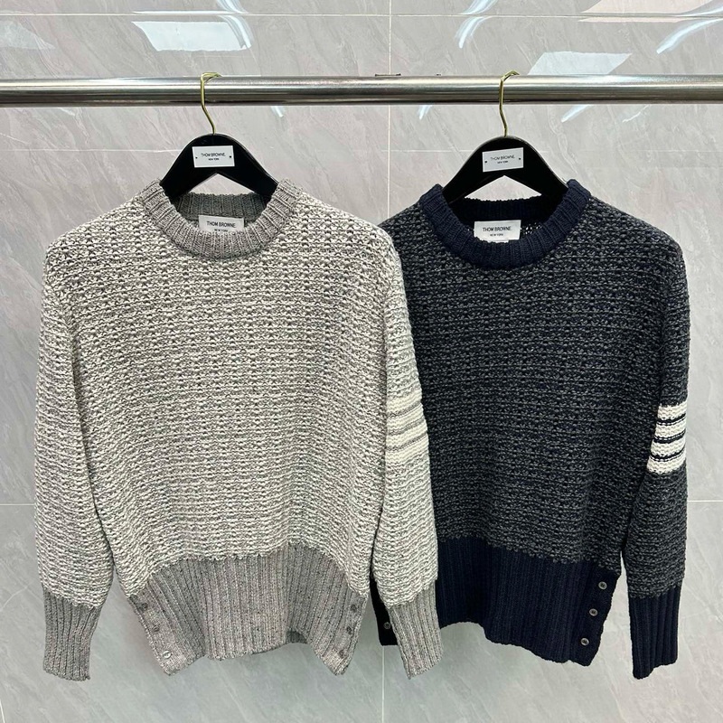 24TB Autumn and Winter New All-match Fashion Casual Loose Retro Lazy Turtleneck Round Neck Snowflake Thick Needle Knitted Sweater