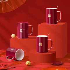Factory-wholesale exquisite wedding gifts: elegant ceramic mugs, couple's matching cups, and premium gift boxes for newlyweds and wedding favors