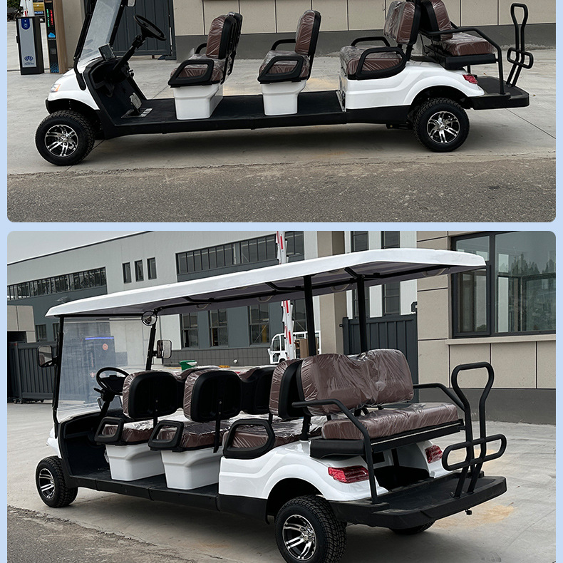 4-Seat and 6-Seat Electric Sightseeing Vehicles for Real Estate Sales Offices, Hotel Scenic Spots, and Golf Carts