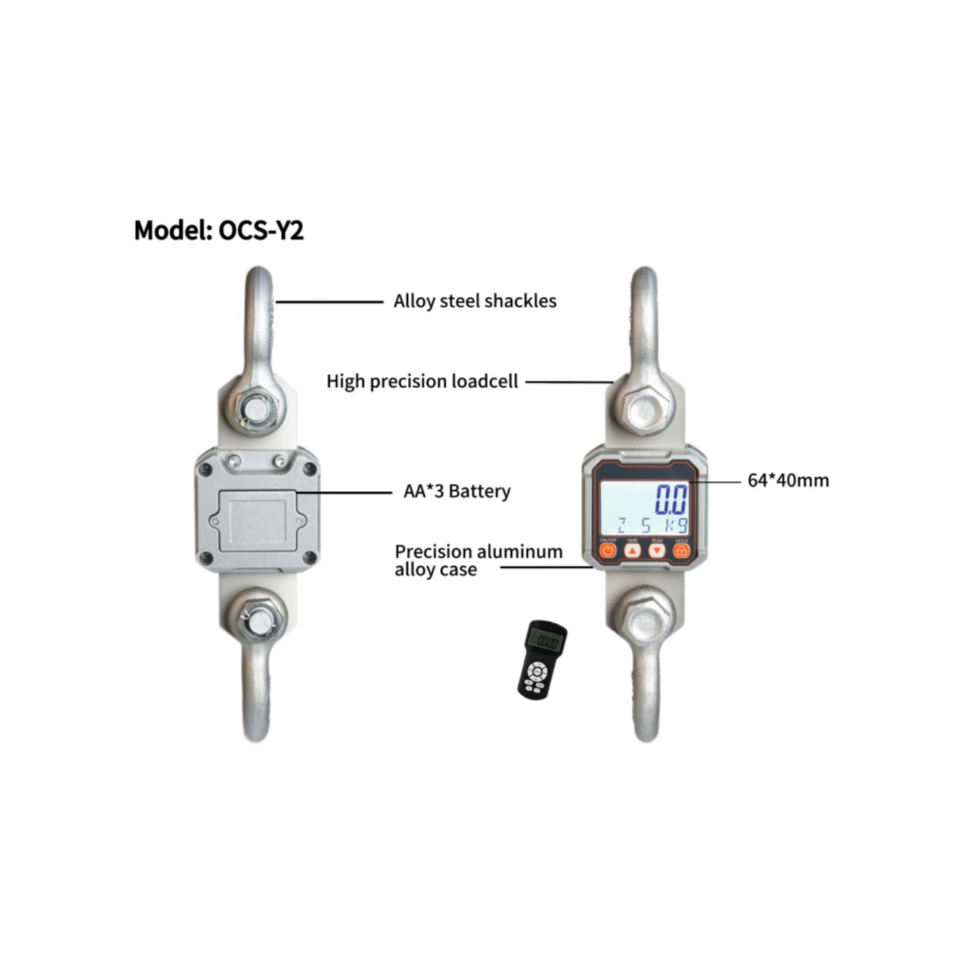 5 тонн с ручными электронными весами 5000KG ручными весами CRANE SCALE Электронные весы 5000kg