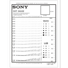适用于点规污点卡点线规菲林尺外观比对卡污点规缺陷点规检验