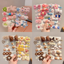 美拉德前额百搭头饰宝宝卡通甜美奶咖色发卡可爱韩系发夹发饰批发