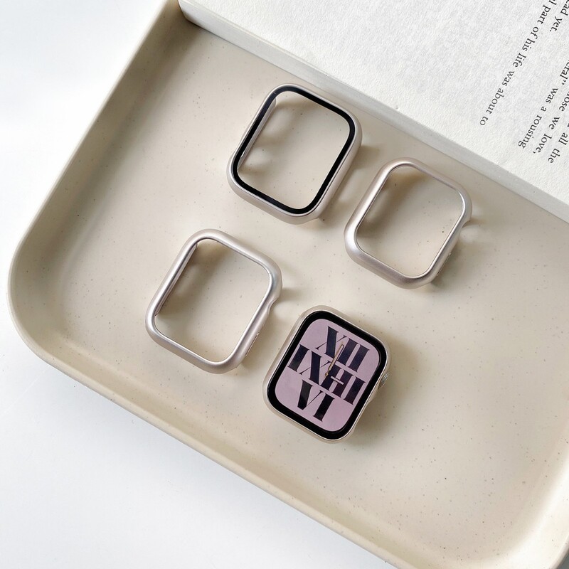 Starlight Color Protective Case Suitable for Apple Watch S10Iwatch11 Generation 9Se Half-Pack Full-Pack Hard Shell Pc Protective Case