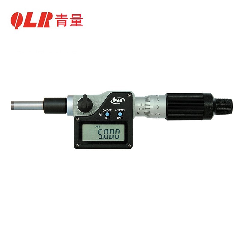 青量数显微分头0-25mm刻线电子数显测微头0403-450（旧0403-410）