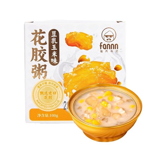 Nourishing Style Instant Fish Maw Corn Soy Milk Congee 100g Delicious, Healthy, Nutritious Meal Replacement Breakfast Wholesale