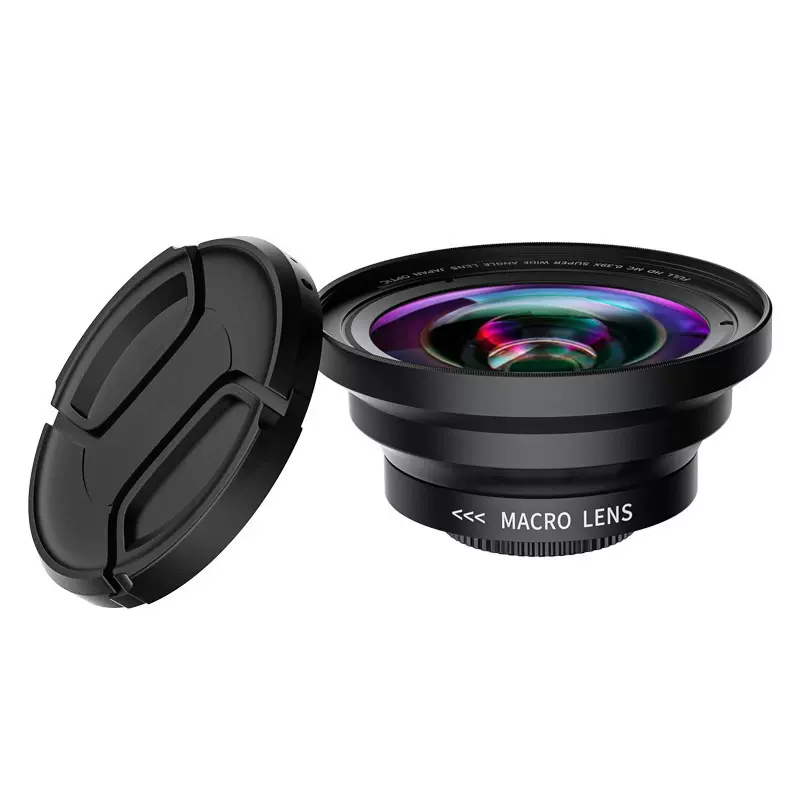 37/49/52mm相机镜头UV72mm 0.39x广角微距二合一可附加滤镜拍