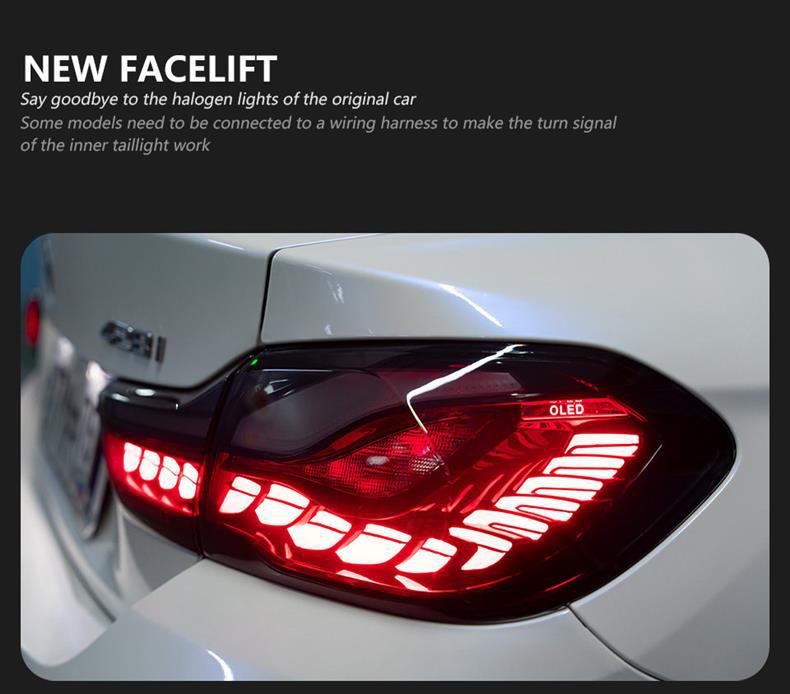 Used for BMW 4 Series tail light assembly F32 F36 modification to M4 F82 dragon scale tail lights, upgrade to GTS sequential turn signals