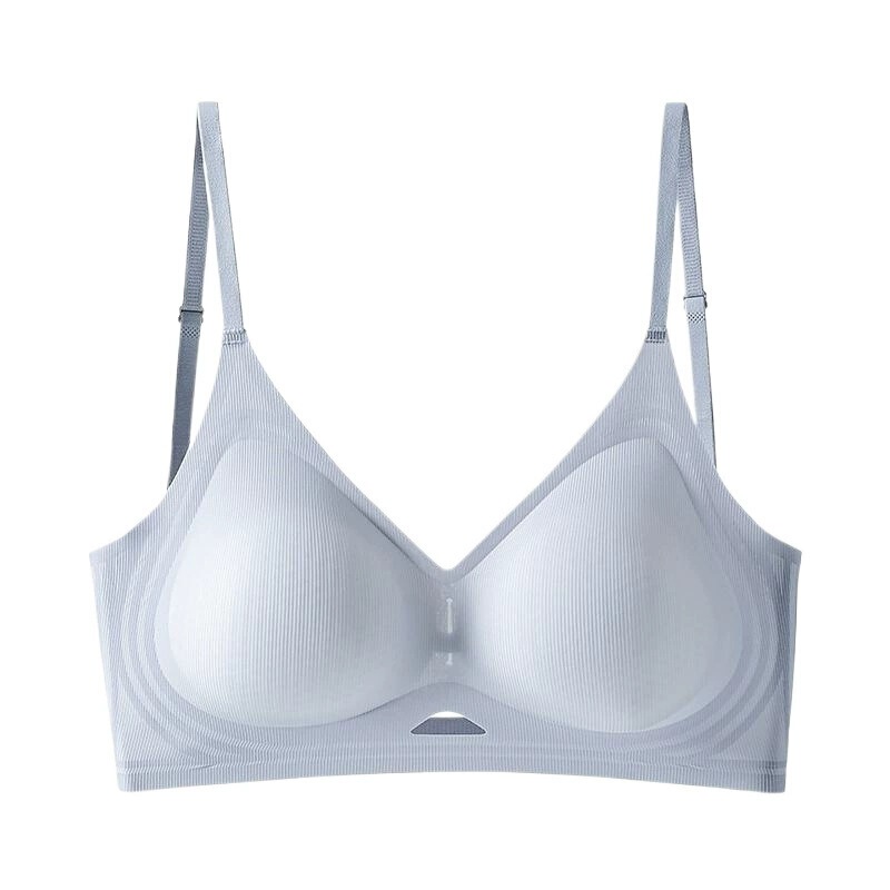 クロスボーダー 036 夏用拡張シームレス下着女性用プッシュアップ厚いカップノンワイヤー半固定バックブラジャー|undefined