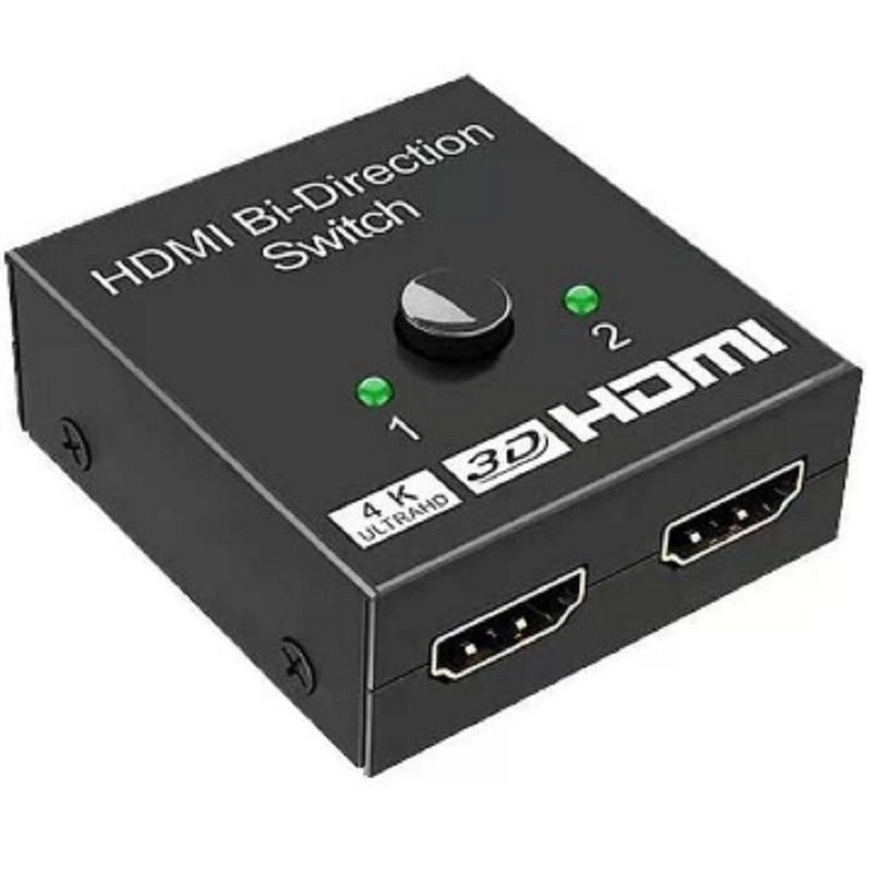 Factory HDMI switcher two-in-one-out hdmi 2.0 two-way switcher 4*2K distributor one-in-two