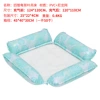 Four -tube leaf pattern suspension light blue