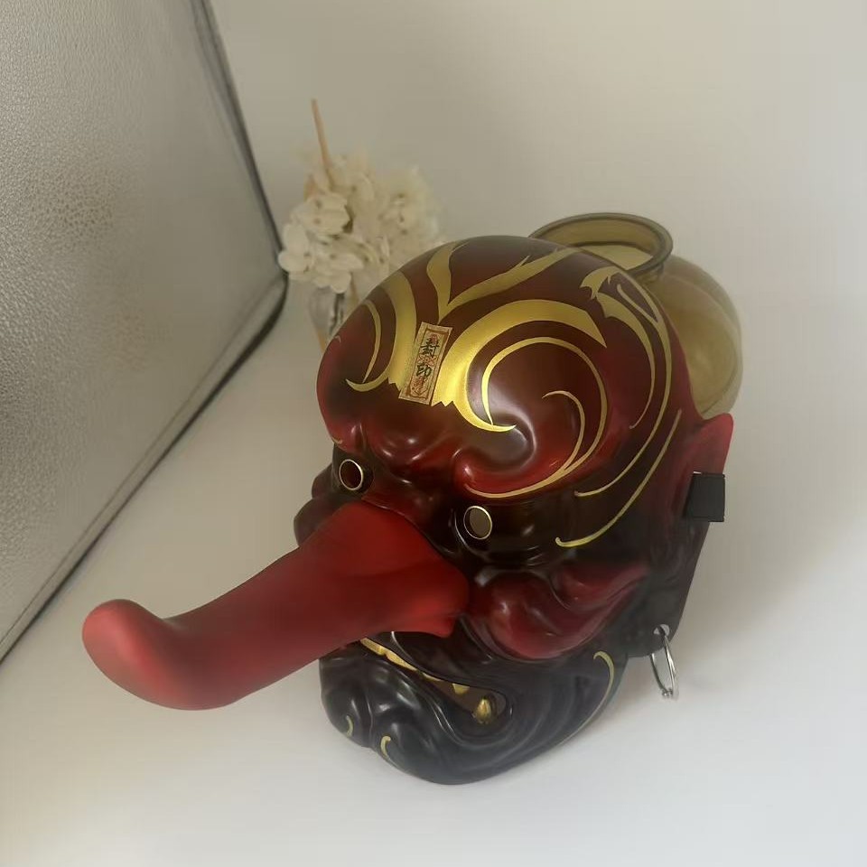 2026 estilo japonés máscara de fantasma resina ABS adornos de regalo adornos elementos culturales populares image 6