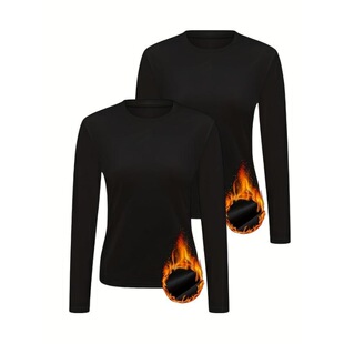 D 85929 Winter Gold Fleece Thermal Underwear Set �q��ů