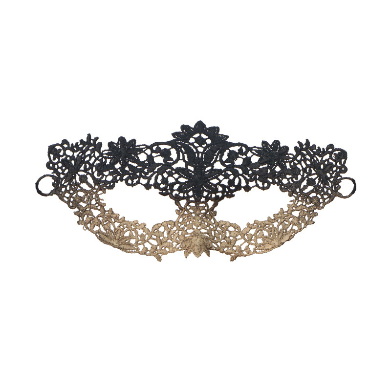 Máscaras de encaje de venta transfronteriza máscaras de plumas de mujer decoración gradiente máscaras de mitad de cara maquillaje de baile accesorios de vestuario sexy