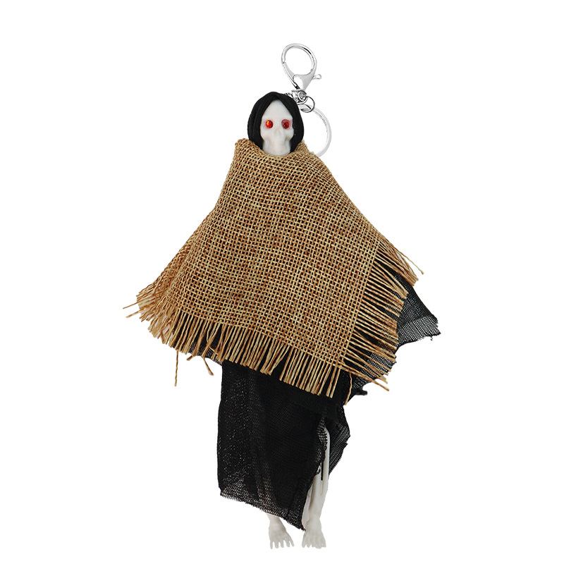 Al por mayor transfronterizo Halloween accesorios de decoración con sombrero esqueleto colgando fantasmas sala de terror fiestas accesorios de hechicería colgante