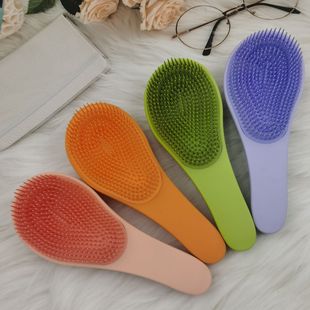 Factory Direct long handle hair comb water drop comb massage hairdressing integrated comb 2023 new gift practical household comb