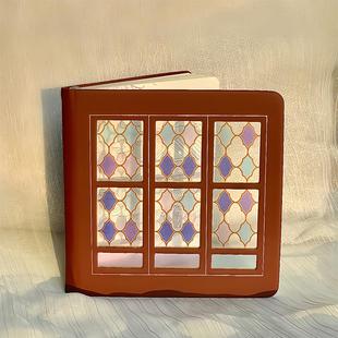 Suzhou Zhuozhengyuan Lion's Garden Flower Window Light and Shadow Notebook Yuanyang Pavilion Cultural and Creative Blank Ledger Peripheral Souvenirs