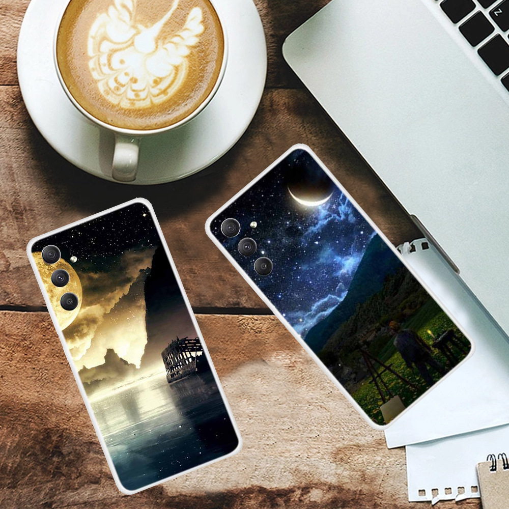 For Samsung A34 5G mobile phone case factory a wholesale master plan new simple painted transparent tpu soft case