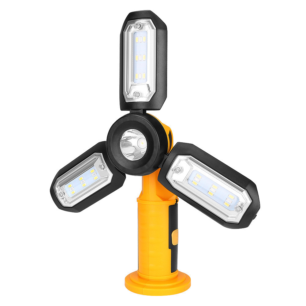 多機能屋外ledツールライトcob懐中電灯usb充電マグネット自動車点検作業灯キャンプライト
