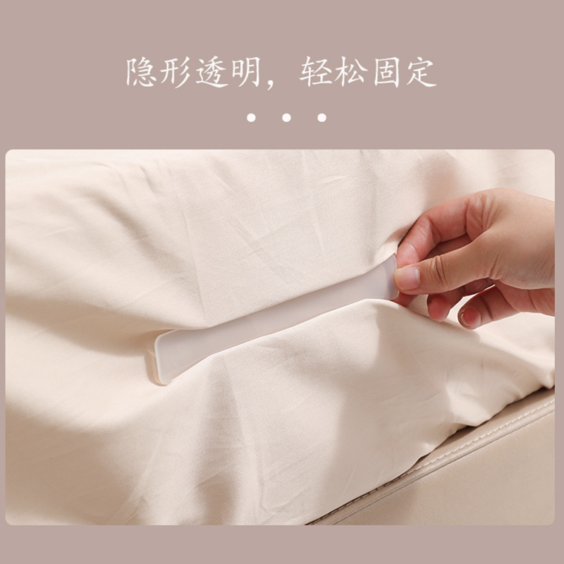 新しいスタイルのベッドシーツホルダー、回転式針なしベッドシーツ滑り止めクリップ、目に見えない抗脱走ベッドシーツ固定クリップクランプ|undefined