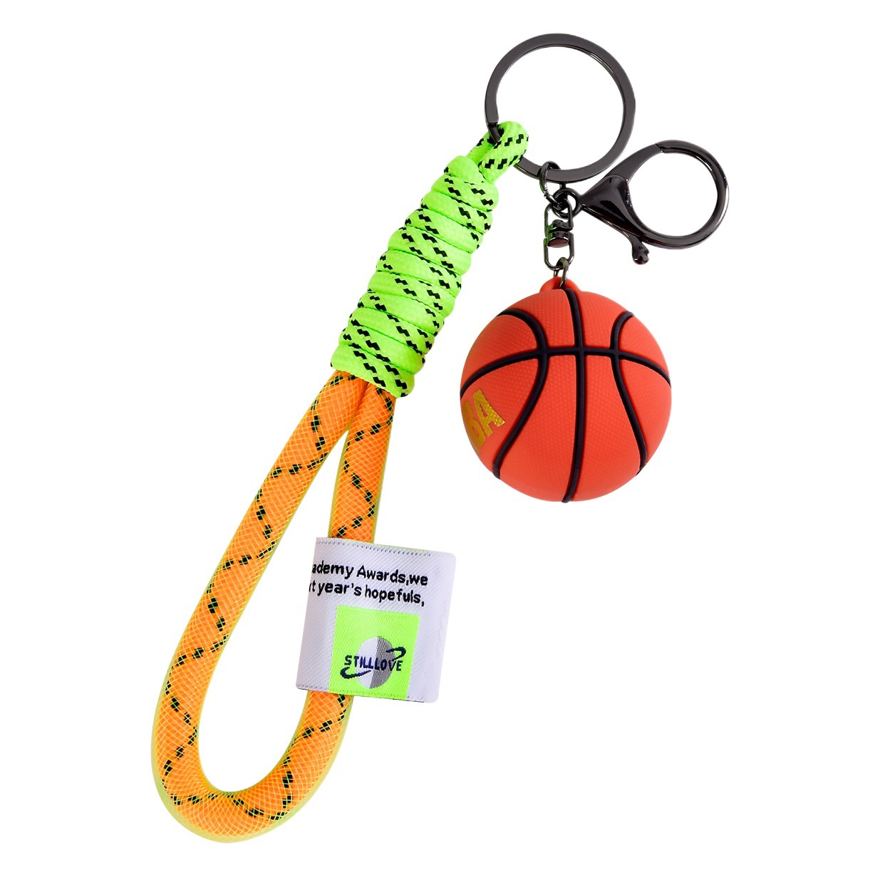 創意的なバスケットボールのキーホルダー立体的な周辺のスポーツのペンダント